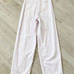 Topshop NEW Linen-Blend Tapered Pants in Lilac Size 2 Photo 6