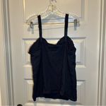 Jessica London  Navy Blue Pleated Front Sleeveless Tank size 22/24 Photo 5