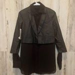 Alexander Wang  Faux Leather Moto Jacket / Silk Blouse size 4 Black Photo 0