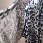 French Laundry Gray and Black Patterned Cardigan SZ-XL Photo 8