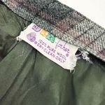 Vintage Pure Wool Plaid Midi Pencil Skirt | Size 26” Photo 8