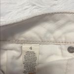 American Eagle Outfitters White Distressed Jean Shorts Photo 2