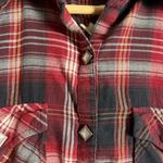 Harley Davidson Harley-Davidson Motorcycles Red Plaid Flannel Long Sleeve Button Up Shirt Size S Photo 5