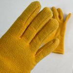 Women’s‎ yellow fleece stretch soft warm winter gloves accessories one size Photo 2