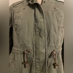 American Rag  Cie Military Green Hooded Cargo Jacket Size XS Oversized Photo 2