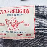 True Religion NEW Y2K Vintage Charcoal Wash Denim Cargo Midi Skirt Front Slit 23 Photo 5