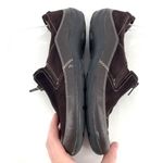 Naturalizer Natural Soul 7.5 Ferva Loafers Brown Suede Leather Zip up Flats Photo 3