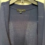 Verve Ami  Woman’s Cardigan Sweater Navy Drawstring (314) Photo 1