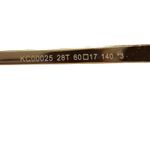 Reaction Kenneth Cole Square Sunglasses Rose Gold Tone Brown Gradient Lens Photo 5