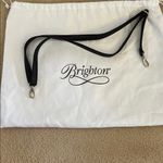 Brighton Vintage Black Leather Croc Embossed Attaché/Large Bag Photo 15