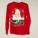 Simply Southern Don't Stop Believing Women's Long Sleeve T-Shirt red small Photo 1