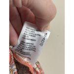 Patrons of Peace Womens Small Skirt Slit Floral Pink Orange White Stretch Hippie Photo 3