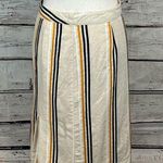 Who What Wear  Skirt Linen Blend Striped-2 Photo 0