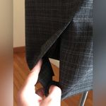 Van Heusen Gray Plaid Skirt Zipper In Back Stretch Extensible Elastizado… Photo 5