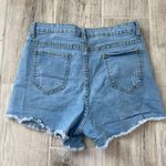 ACME Denim Floral Jean Mid Rise Shorts Size Medium Photo 5