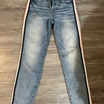Pistola Blue High Rise Jeans with Sporty Side Stripe Photo 9