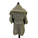 Roz & Ali Women's Latte Knitted Cardigan Photo 1
