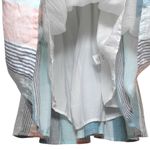 Rails Adora Highland Stripe Tiered Linen Blend Midi Dress in Multi Blue Photo 8