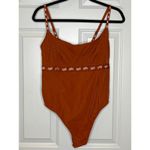 YITTY  NEW Spotlight Shaping Demi Cup Thong Bodysuit Large Shimmer Baddest Brown Photo 1