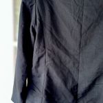 H&M Divided Women’s XS Black Double-Breasted Long Sleeved Oversized Blazer Photo 4