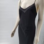 VTG Bora Prom Dress XL Black Bling Accent Sheer Layer Fairy Goth Evening Gown Photo 6