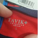 Tavik Swimwear NWT Size Large Jett Swim Separates Red Triangle Bikini TOP Only Photo 3