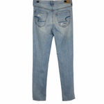American Eagle  Distressed Vintage Hi-Rise Skinny Jeans Size 4 X-Long Photo 2
