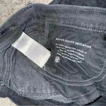 Banana Republic  woman’s black skinny jeans size 25 SHORT distressed raw hem Photo 6