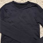 Garage Black Long Sleeve Athletic Wear Crop Top Size S Photo 5
