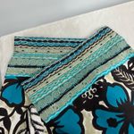 Units nwt xl embroidery beaded floral artsy button down light blazer jacket top Photo 2