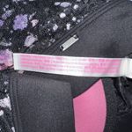 PINK - Victoria's Secret Victorias Secret PINK Lightly Lined Padded Bralette XS Black Purple Spots Lace Photo 4