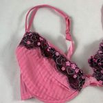 H&M  36C pink padded underwire push-up bra Photo 4