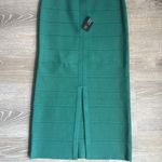 Herve Leger NEW Cutout Bandage Midi Dress In Emerald Medium Photo 10