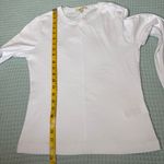 Madewell NWT  90s Long Sleeve Tee Compact Cotton Womens Large White Shirt Top Photo 7