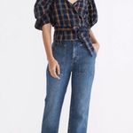 Madewell 11" High-Rise Flare Jeans in Whitethorn Wash: Workwear Edition 31 Photo 10