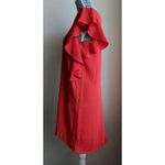 Bobeau  Ruffle Sleeve Shift Dress Boatneck Crepe - Size S - NWOT Photo 1
