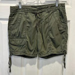 Calvin Klein  Shorts‎ Size 6 Olive Khaki Cotton Flat Front Pockets Photo 0