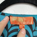 Hale Bob  Cabana Cover Up Tunic Beaded Size S Flare Sleeves Cotton/Silk Photo 2