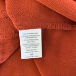 Ro & De  Rust Orange Peasant Blouse Boho Embroidered Long Sleeve Top Small Photo 6