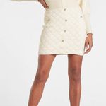 EXPRESS Embellished Button Front Mini Sweater Dress  Photo 0