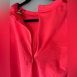 Adidas  Neon Pink w Red Stripes Women’s Shortsleeve Bodysuit Size Small Photo 5