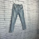 RSQ Women’s Slim Fit Light Wash Distressed Jeans 29x30 High Rise Vintage 90s Photo 1