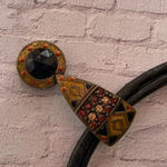 Chico's Vintage Chico’s Leather Cord Egyptian Necklace Photo 2