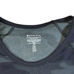 Athleta  Shirt Womens XS Black Camo Speedlight Seamless Long Sleeve Active Photo 1