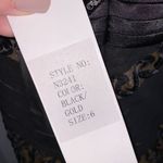 Sue Wong Womens Cocktail Dress Sheath Strapless Chevron Beaded Sequin Size 6 Photo 12