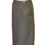 Vintage 90s mocha midi skirt Photo 0