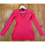 Saks 5th Avenue 100% cashmere pink neck sweater xs Photo 2