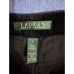 Ralph Lauren Y2k Lauren LRL Velvet Pants Black Blueish Soft Velour Womens Sz12 Photo 3