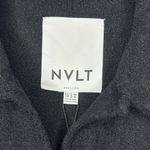 NVLT Mink Eyelash Fringe Hem Cape Black XS Photo 7