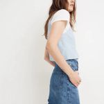Madewell  Rigid Denim A-Line Mini Skirt Photo 2